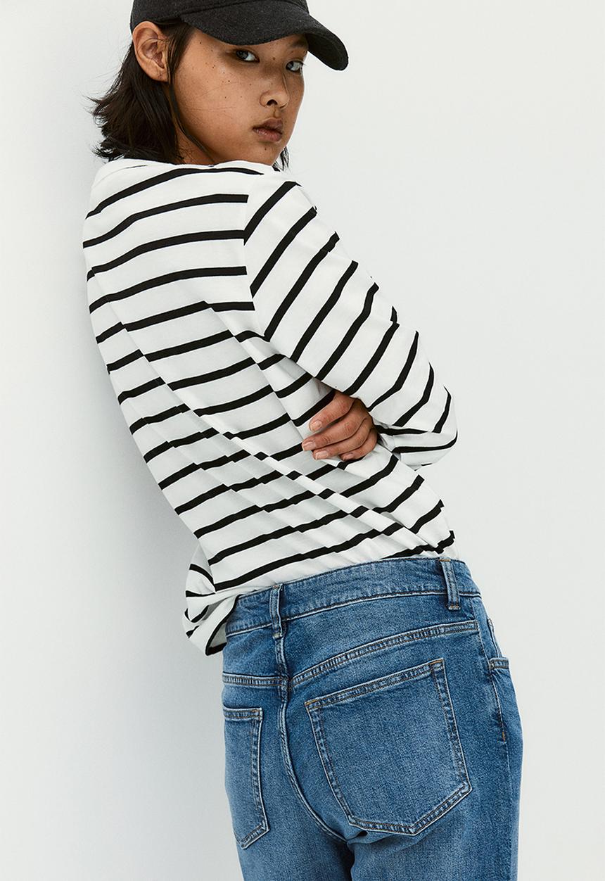 H&M - Slim high jeans - denim blue 