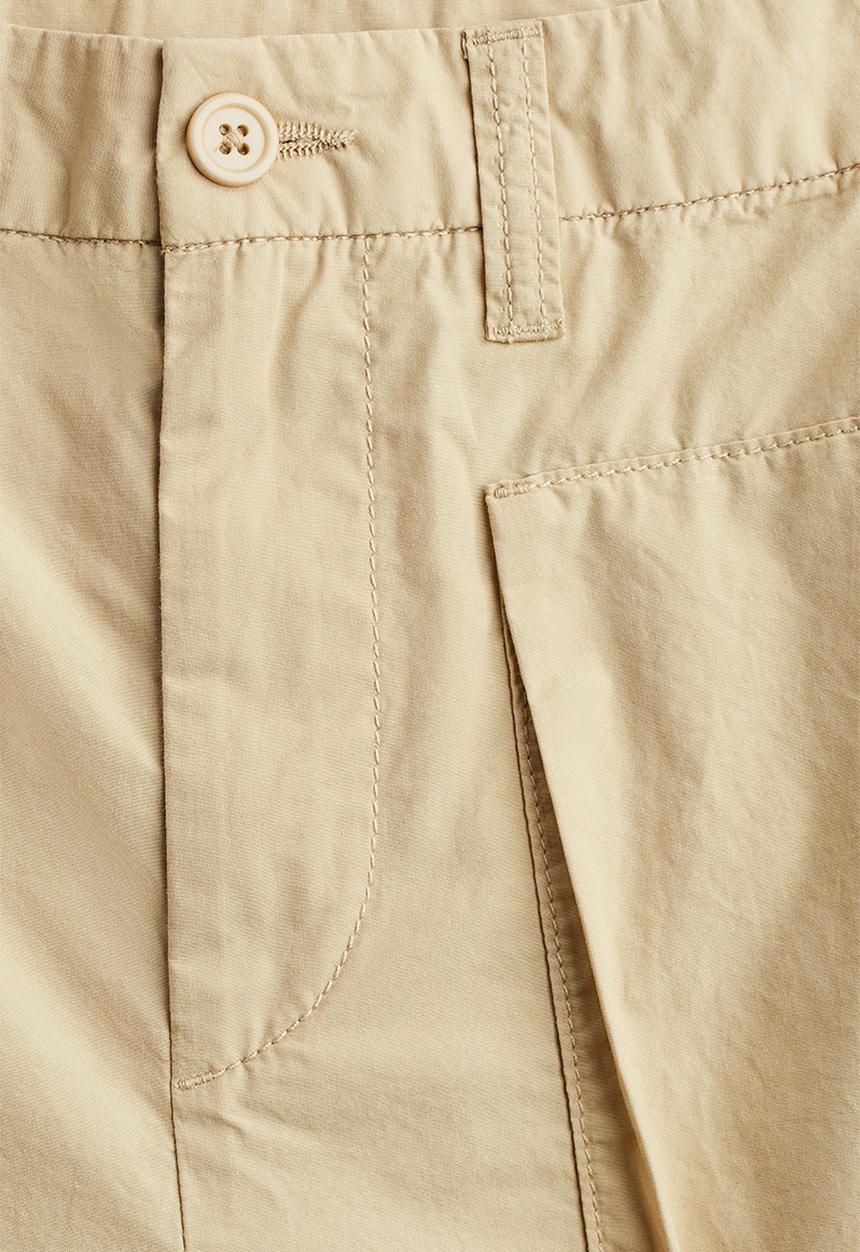 H&M - Cotton cargo trousers - light beige