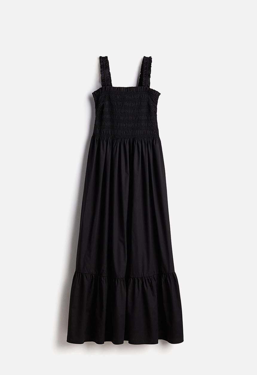 H&M - Smock-topped dress - black