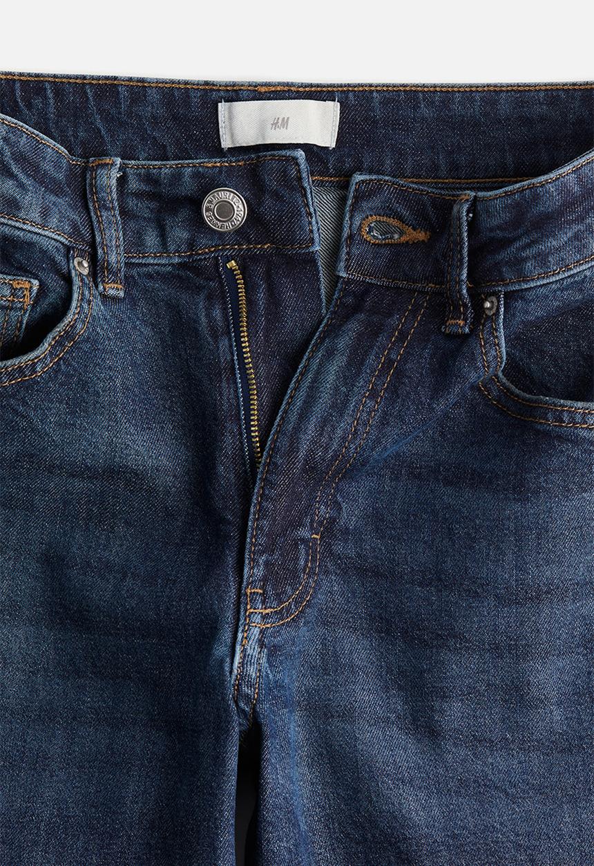 H&M - Slim high jeans - dark denim blue