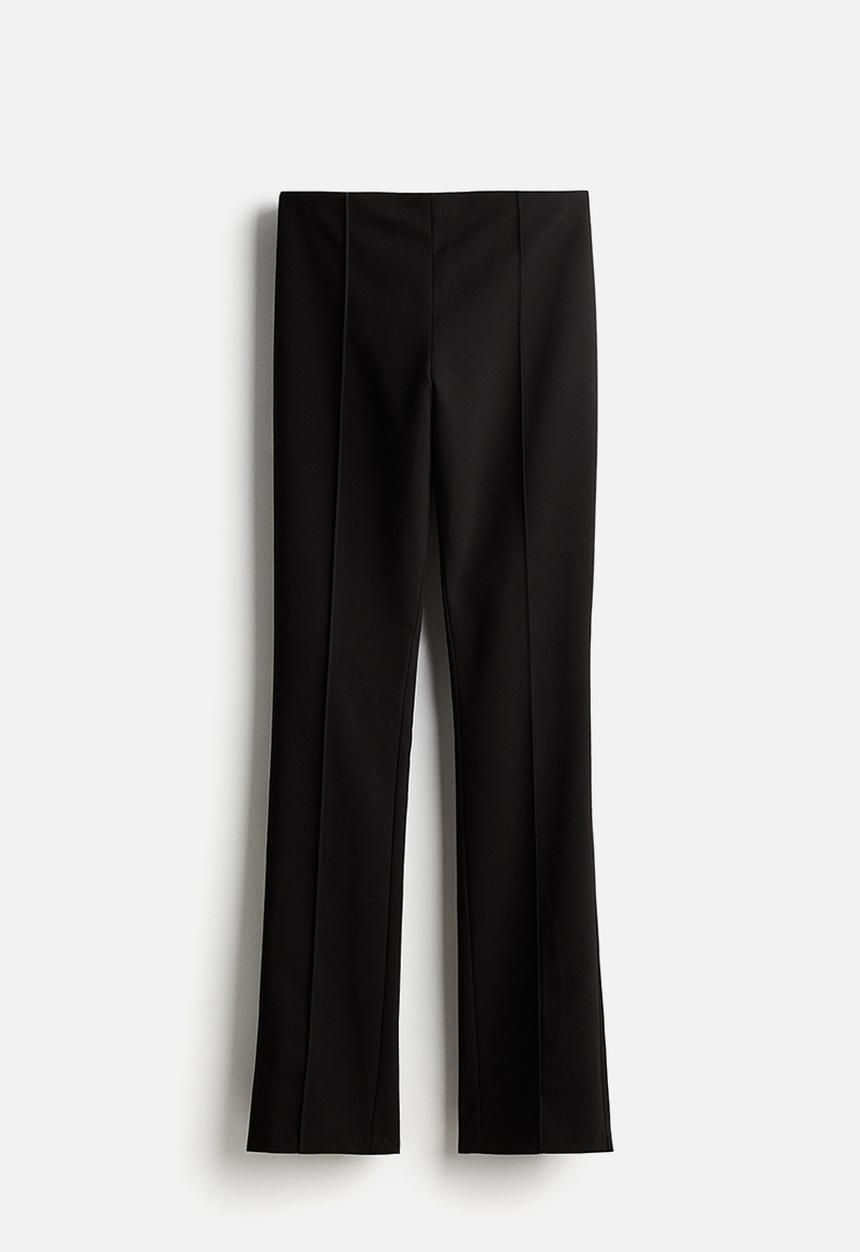 H&M - Slim tailored trousers - black