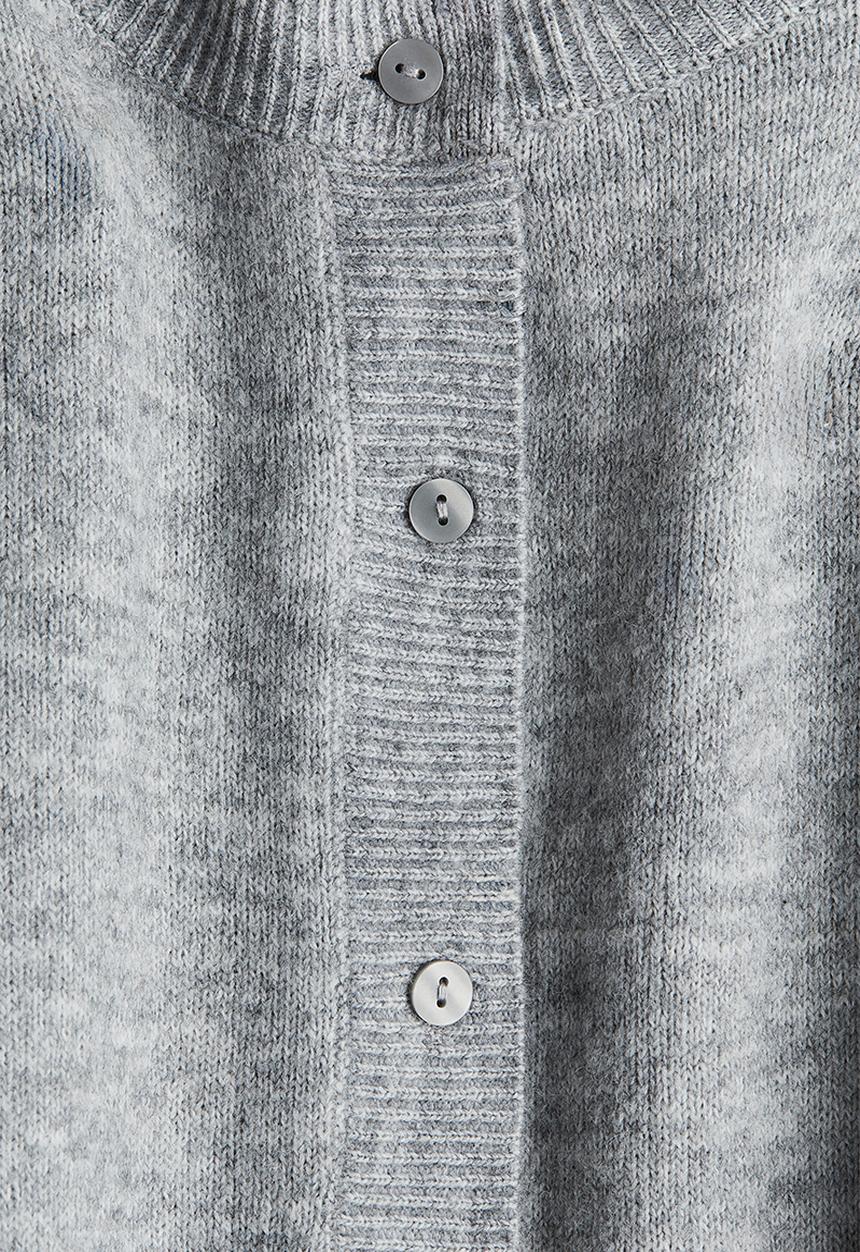 H&M - Fine-knit cardigan - grey marl