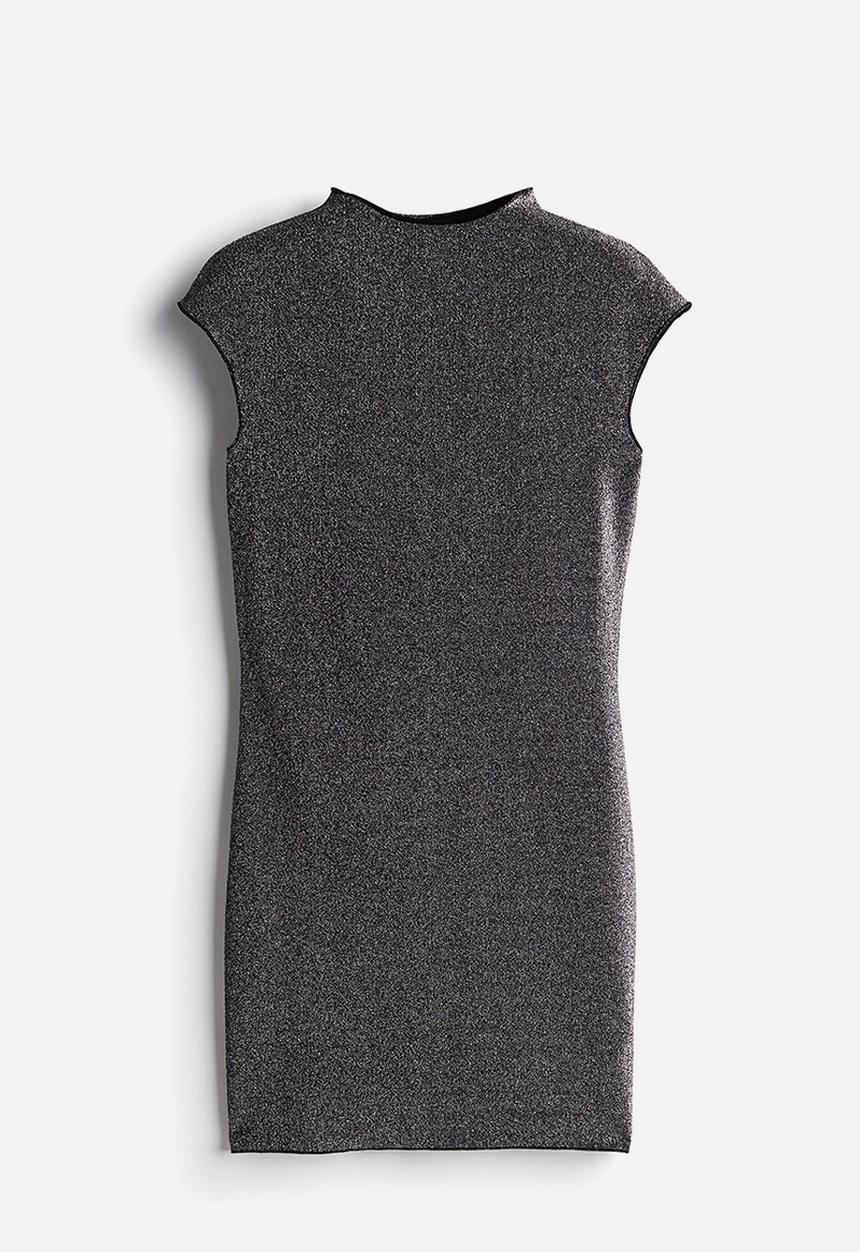 H&M - Jersey bodycon mini dress - black