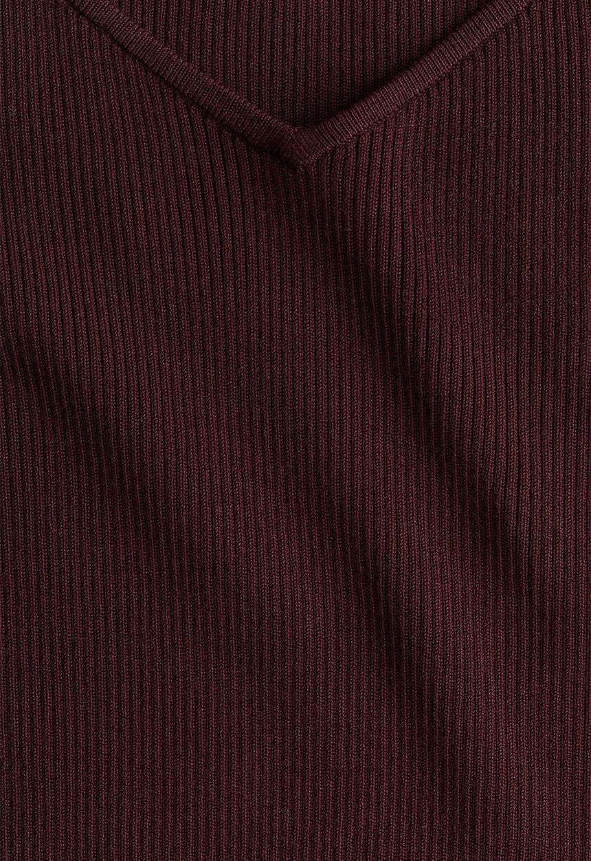 H&M - Off-the-shoulder top - burgundy
