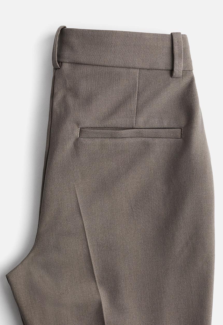 H&M - Cigarette trousers - dark greige