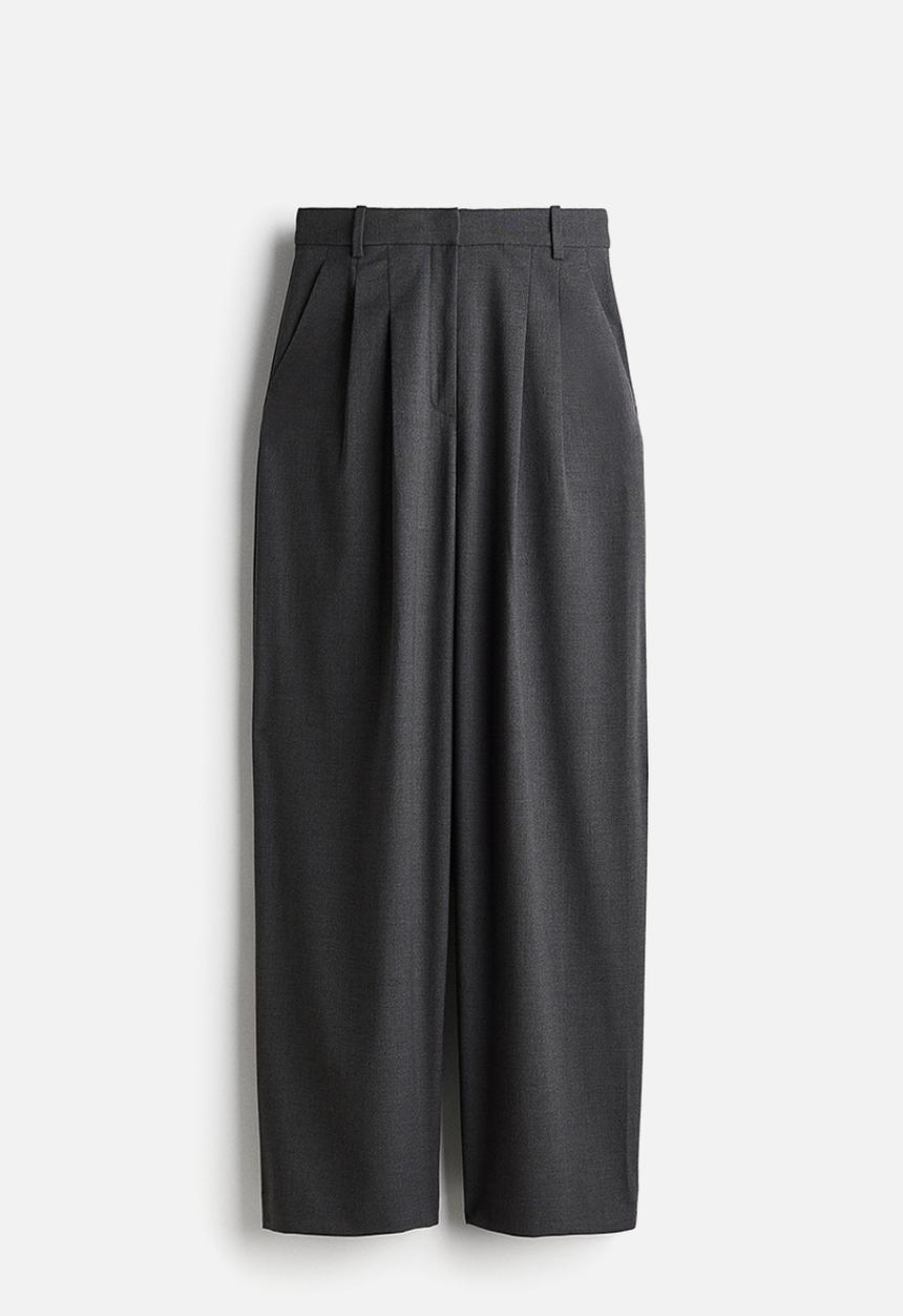 H&M - Wide trousers - dark grey