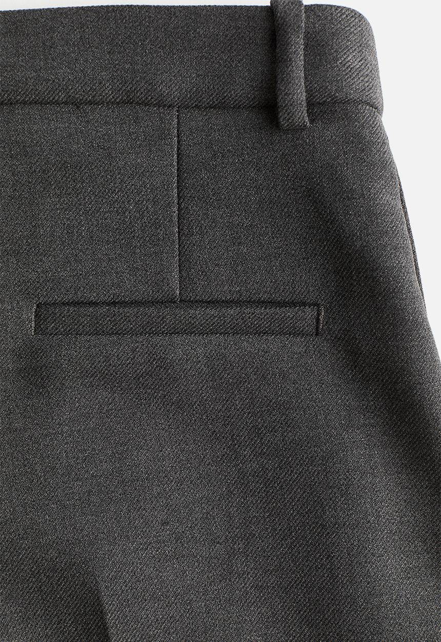 H&M - Tailored shorts - dark grey marl 