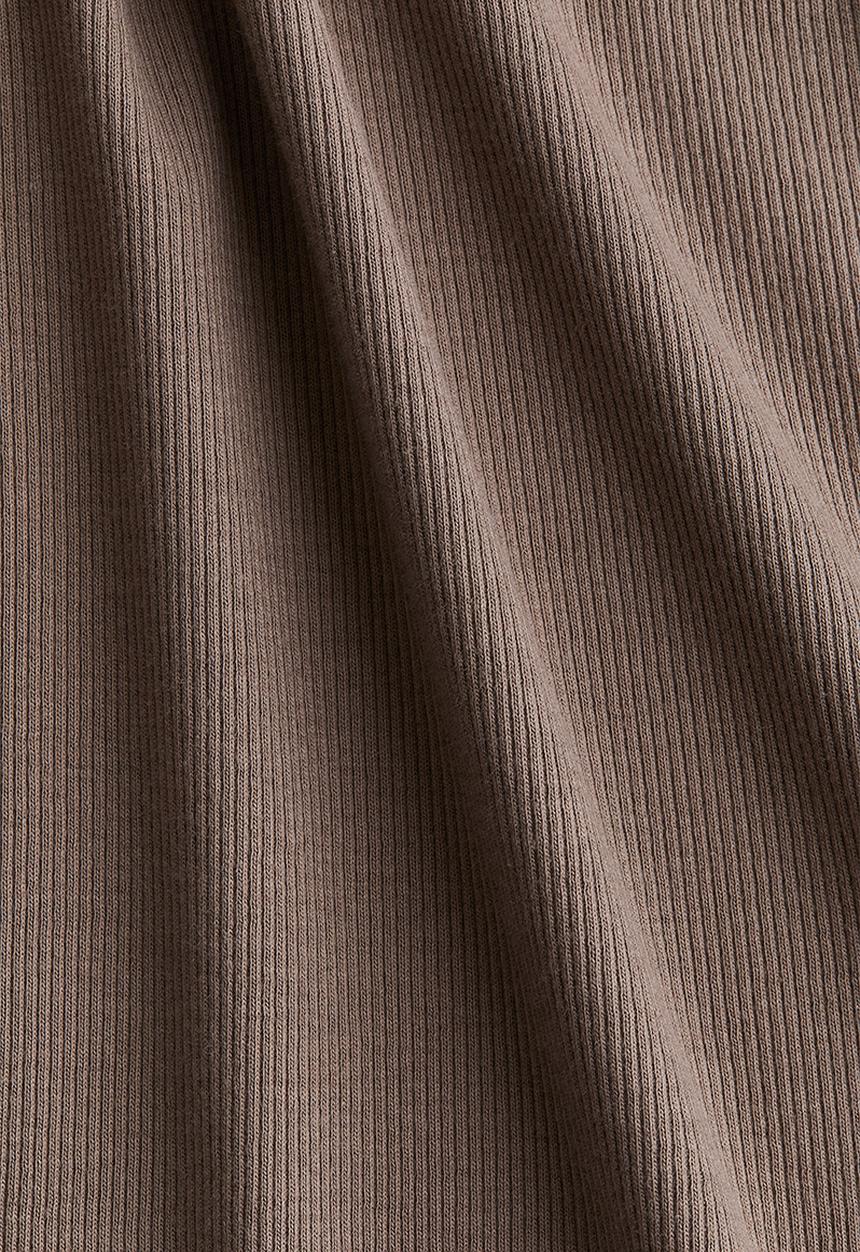 H&M - Ribbed jersey top - beige