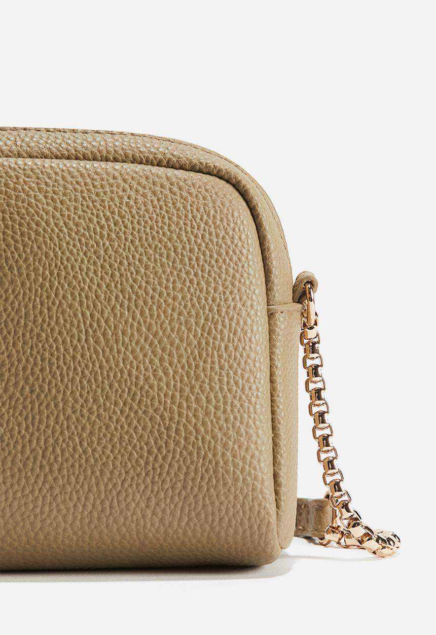 H&M - Small crossbody bag - dark beige