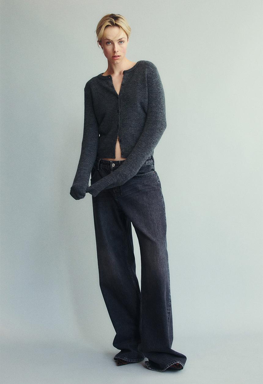 H&M - Wide jeans - grey