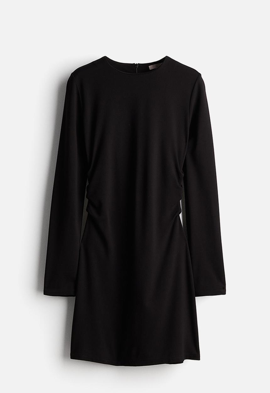 H&M - Fitted jersey dress - black