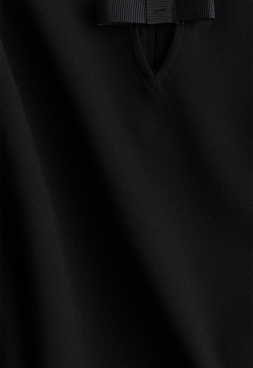 H&M - Bow-detail dress - black