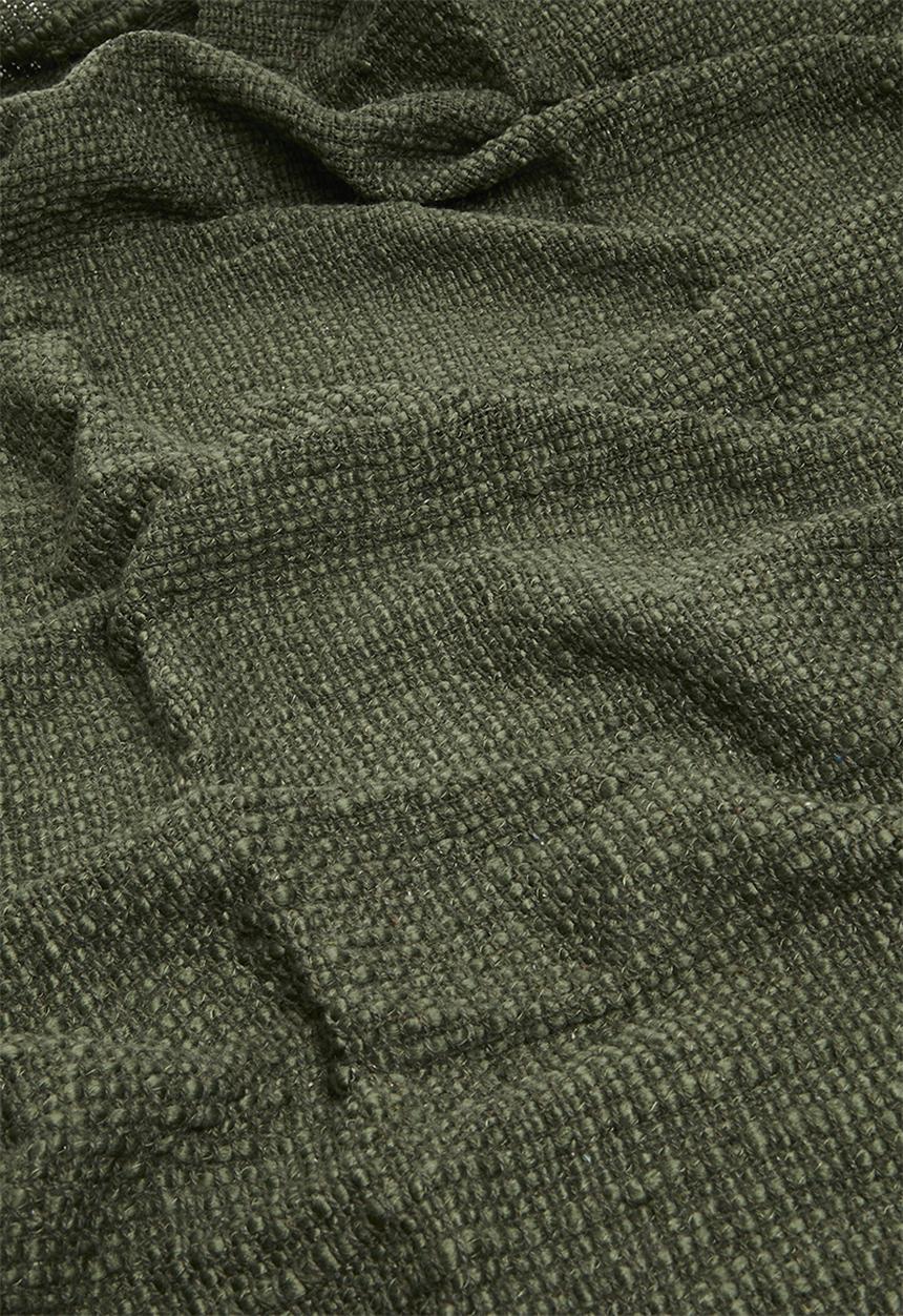 H&S - Plaid cotton slub - Olive
