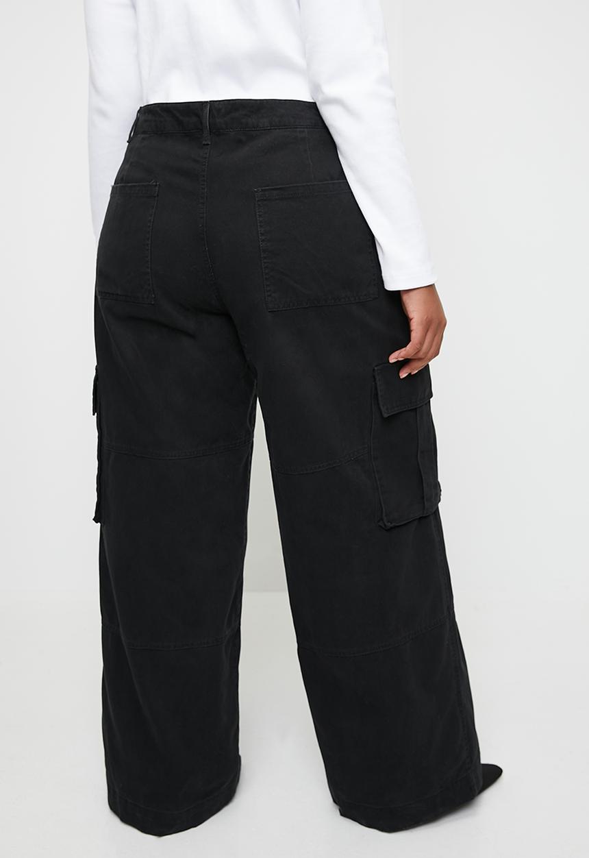 Cotton On - Plus Benny Cargo Pant - Washed Black