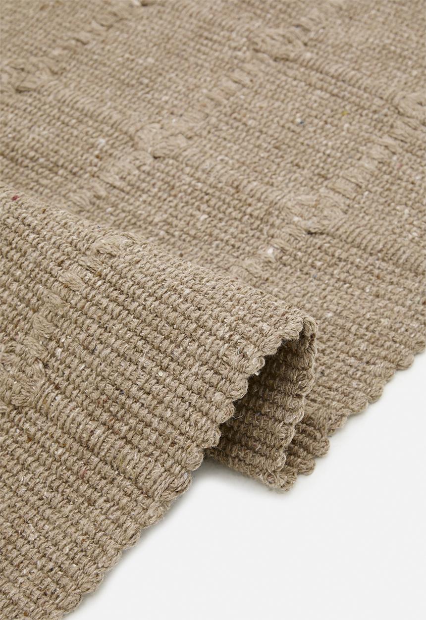 H&S - Recycled cotton mat 5 - Natural