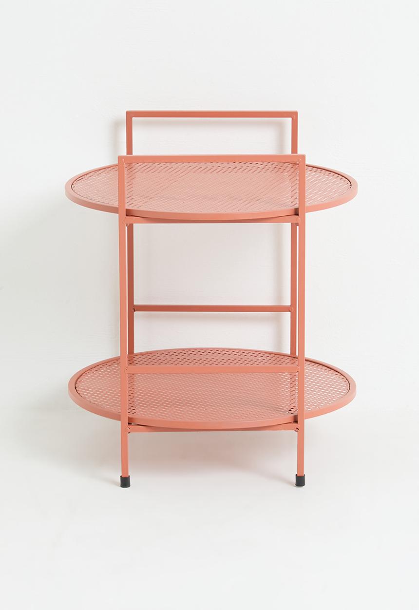 H&S - Patio tray table - rust