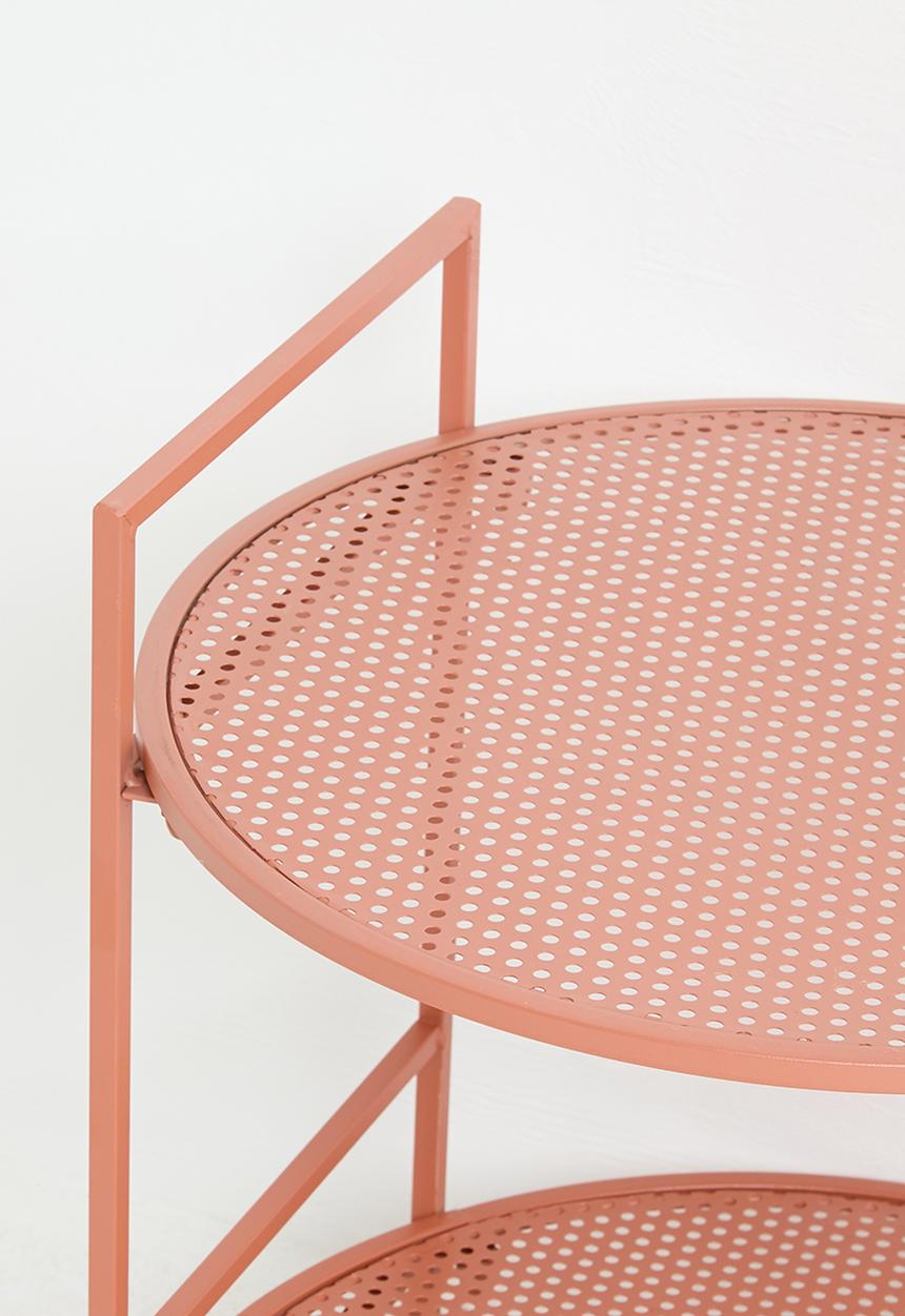 H&S - Patio tray table - rust