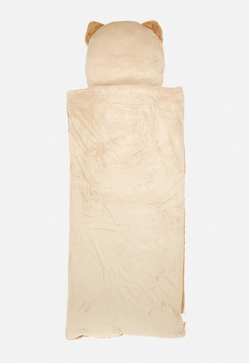 H&S - Fleece fox sleeping bag - brown