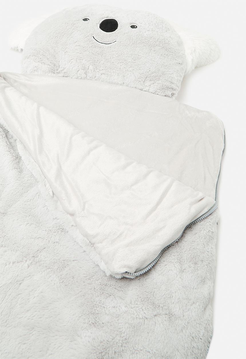 H&S - Fleece koala sleeping bag - grey