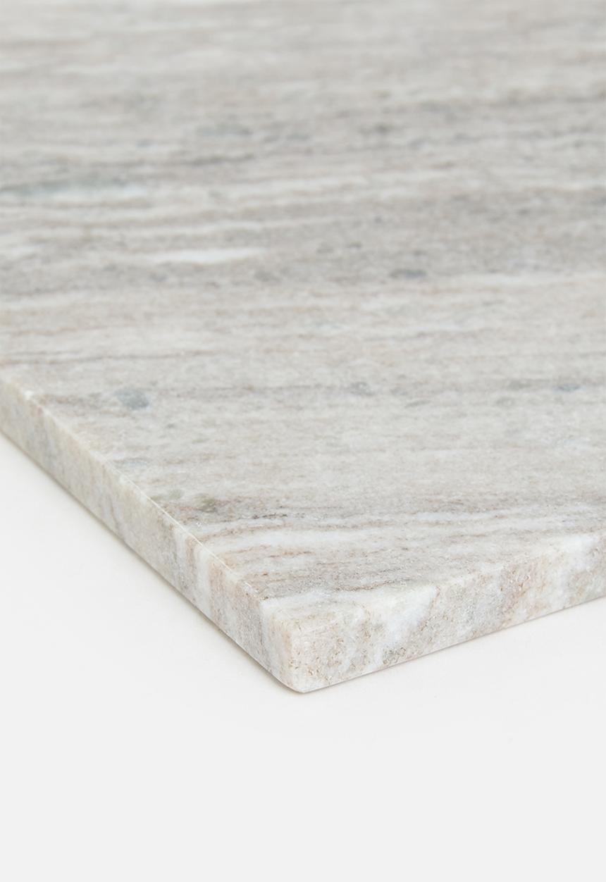 Excellent Houseware - Square marble cheese board - grey