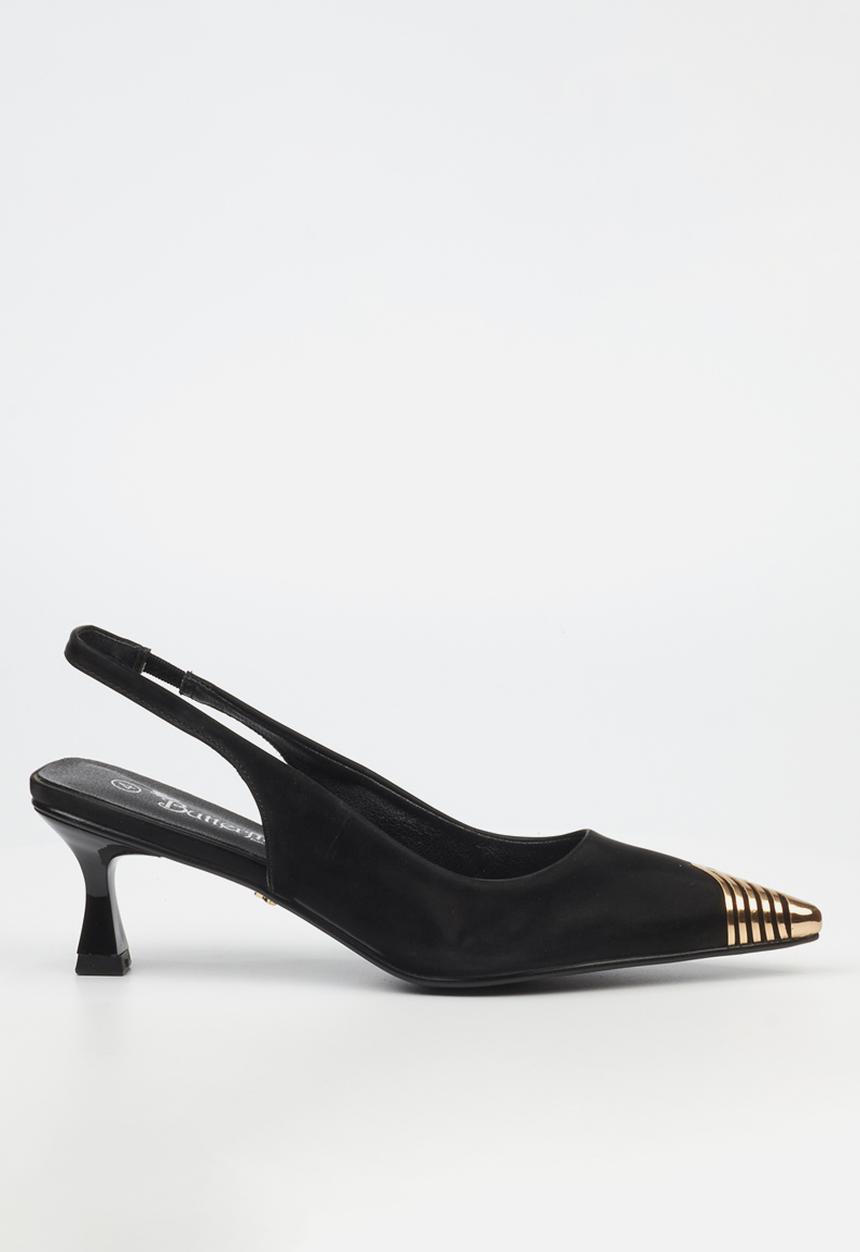 Butterfly Feet - Gwenn 1 Sling Back - Black