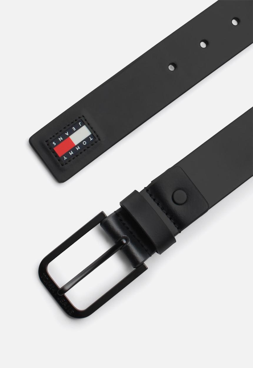 Tommy Hilfiger - Tjm Adj. Leather 3.5 - Black