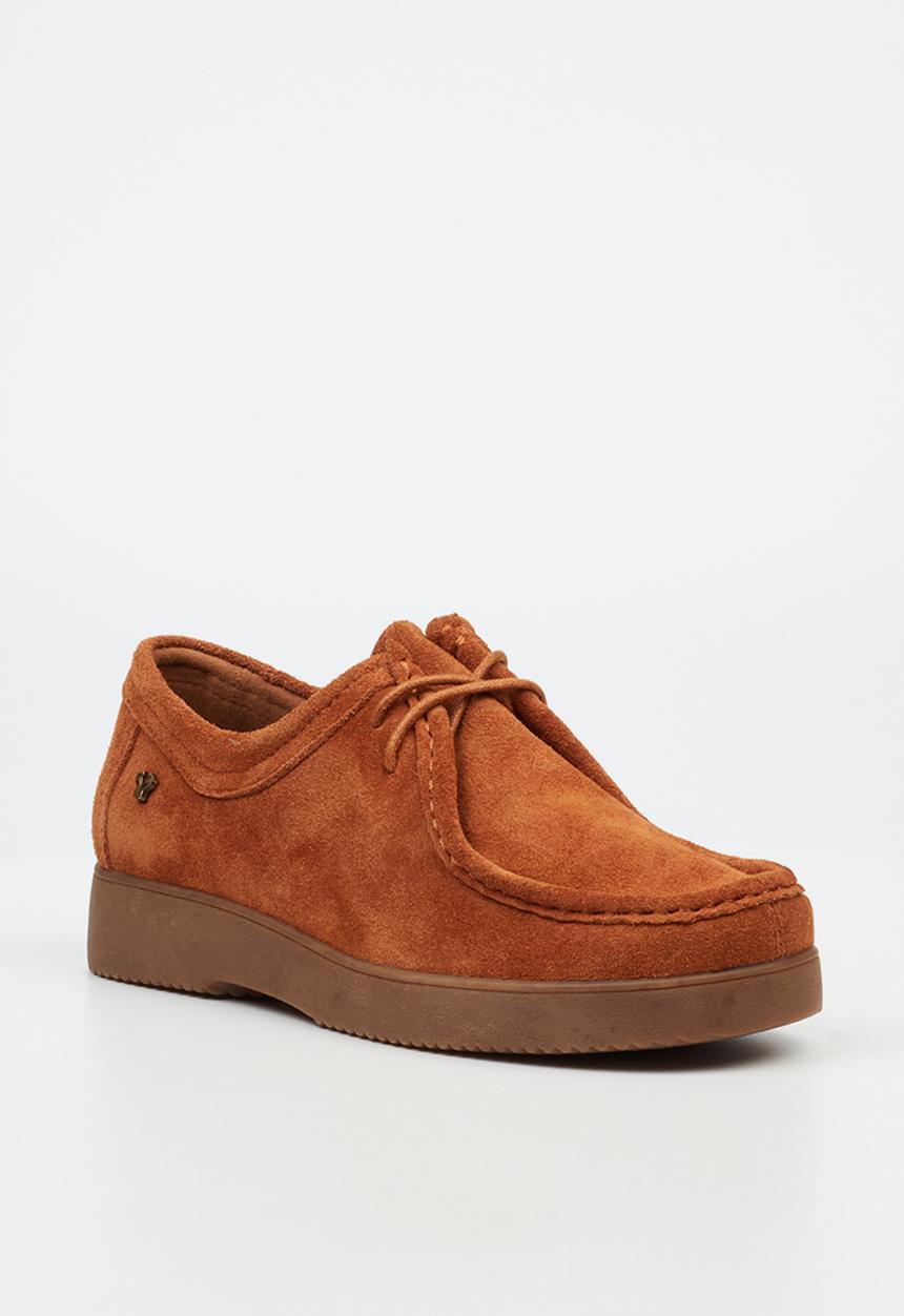 Butterfly Feet - Blaine 1 suede lace-up - tan