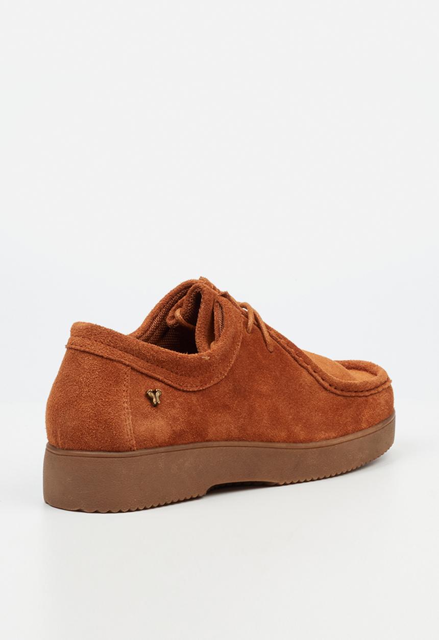 Butterfly Feet - Blaine 1 suede lace-up - tan