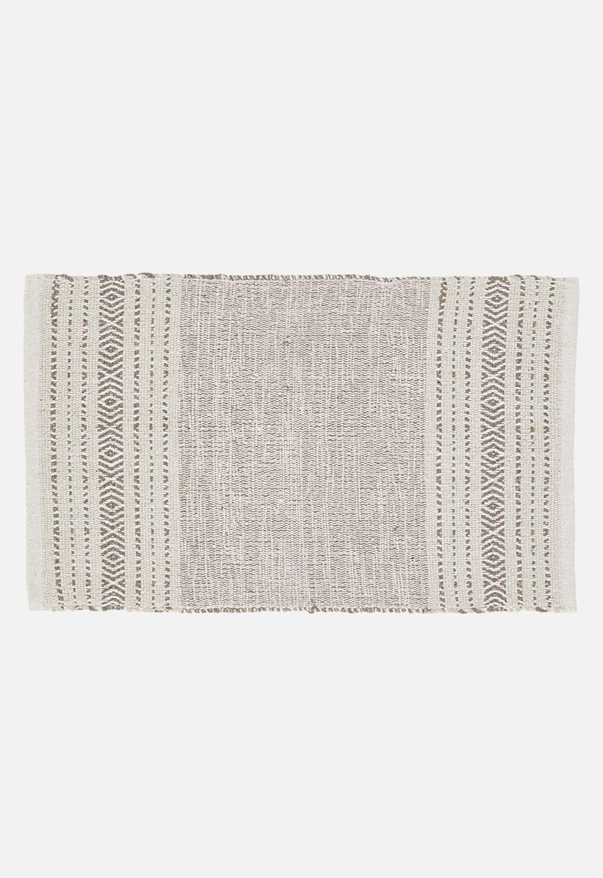 H&S - Recycled cotton mat 1 - Natural