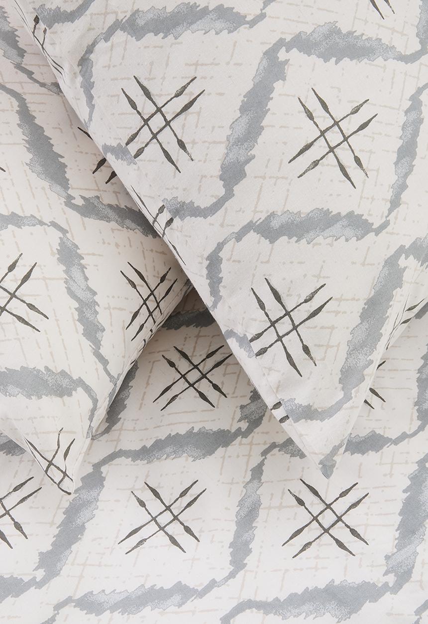 Sixth Floor - Aztec Ikat Cotton Blend Duvet Set - Natural
