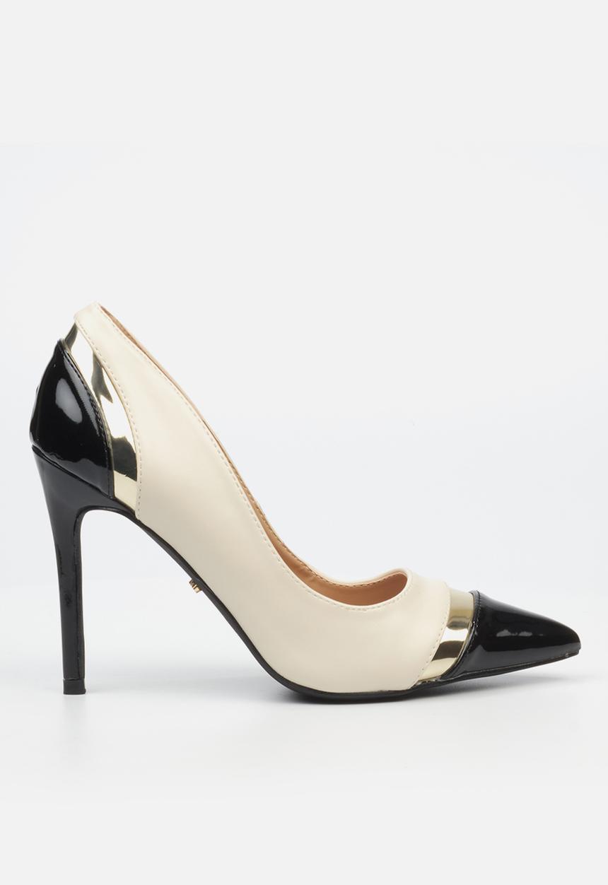 Miss Black - Lola 43 heel - black & stone
