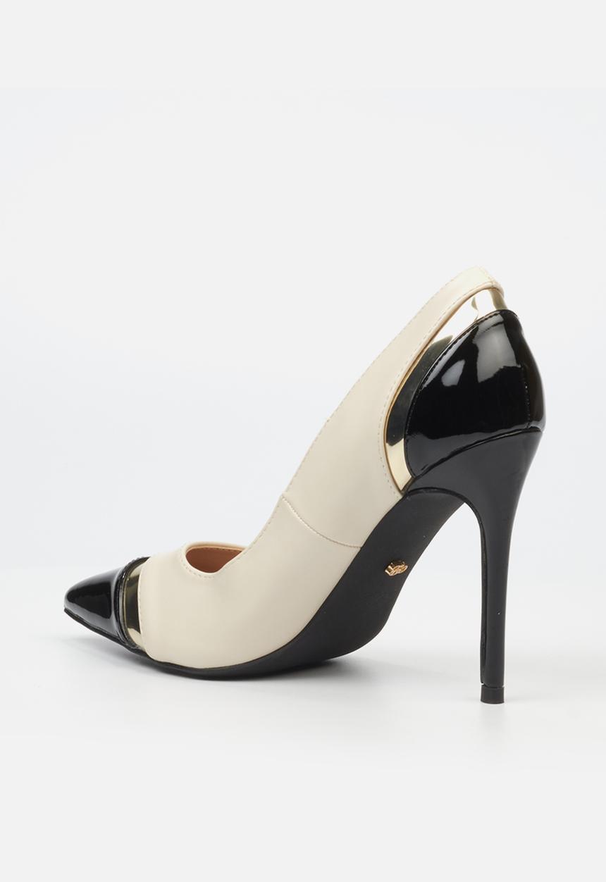 Miss Black - Lola 43 heel - black & stone
