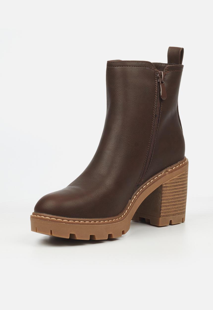 Miss Black - Kat 3 boot - chocolate