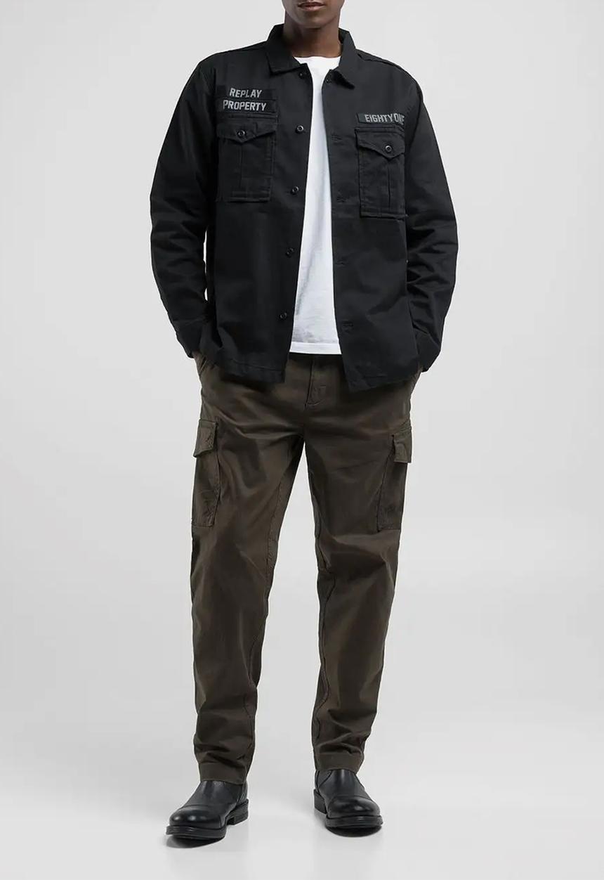 Replay - Cargo chino - dark olive