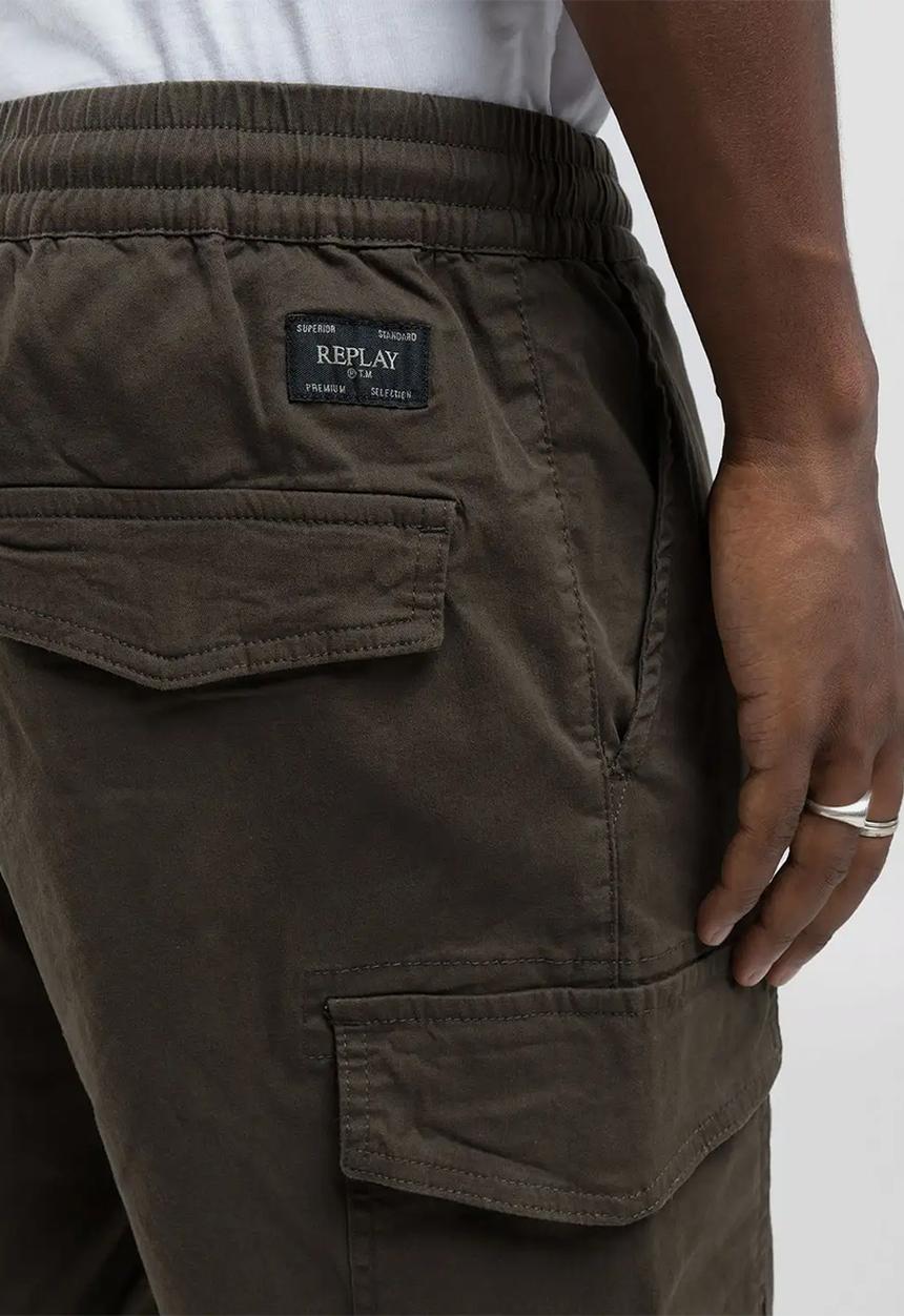 Replay - Cargo chino - dark olive
