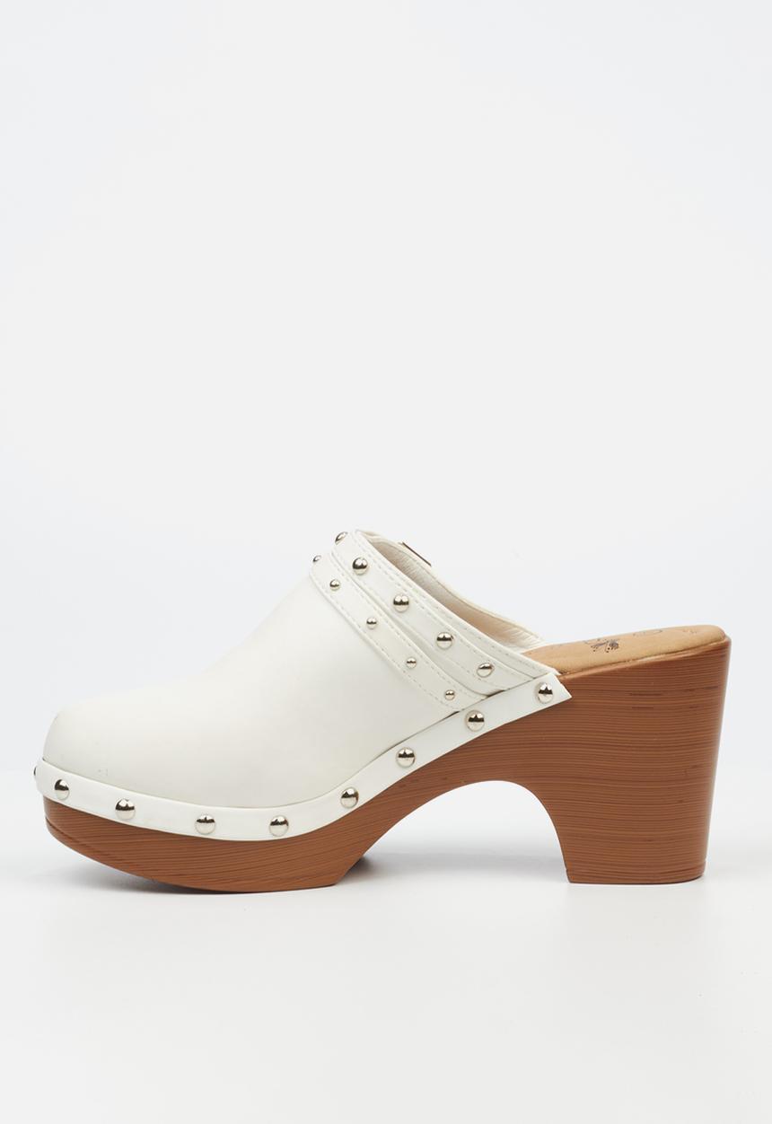 Butterfly Feet - Inga 1 Clog - White