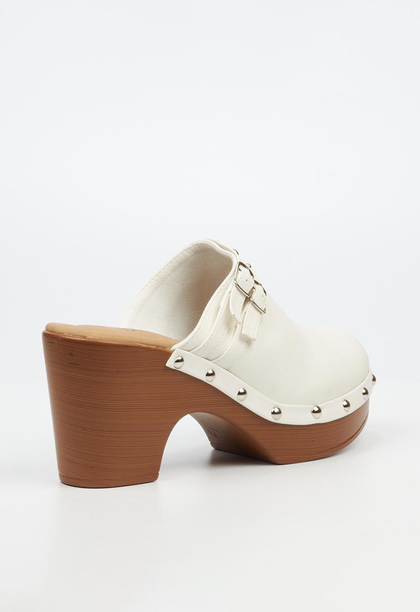 Butterfly Feet - Inga 1 Clog - White