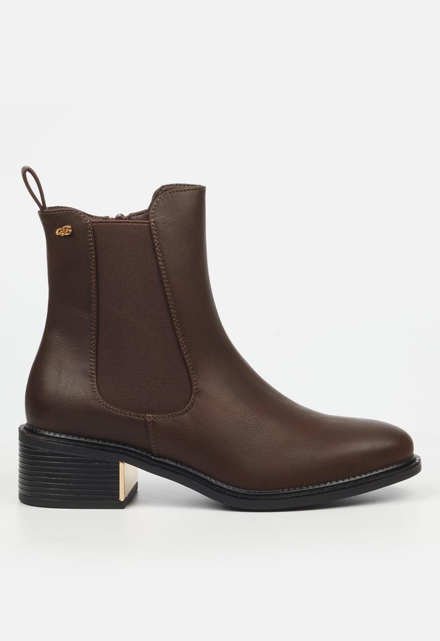 Qatar 1 boot - chocolate