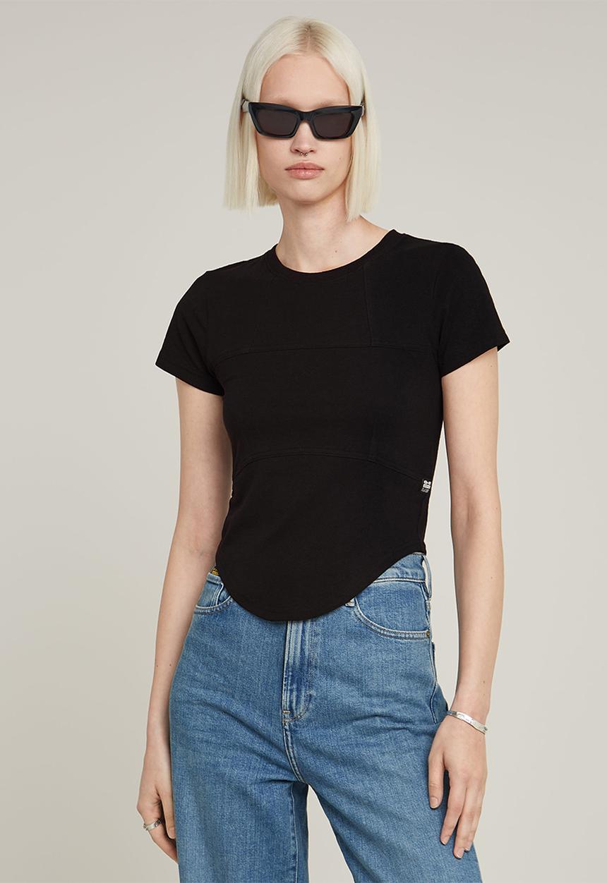 G-STAR - Corset slim r t wmn - DK Black