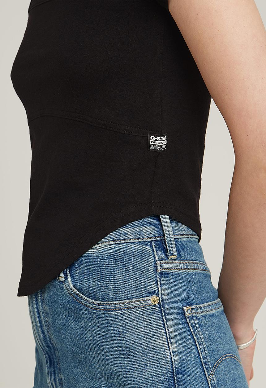G-STAR - Corset slim r t wmn - DK Black
