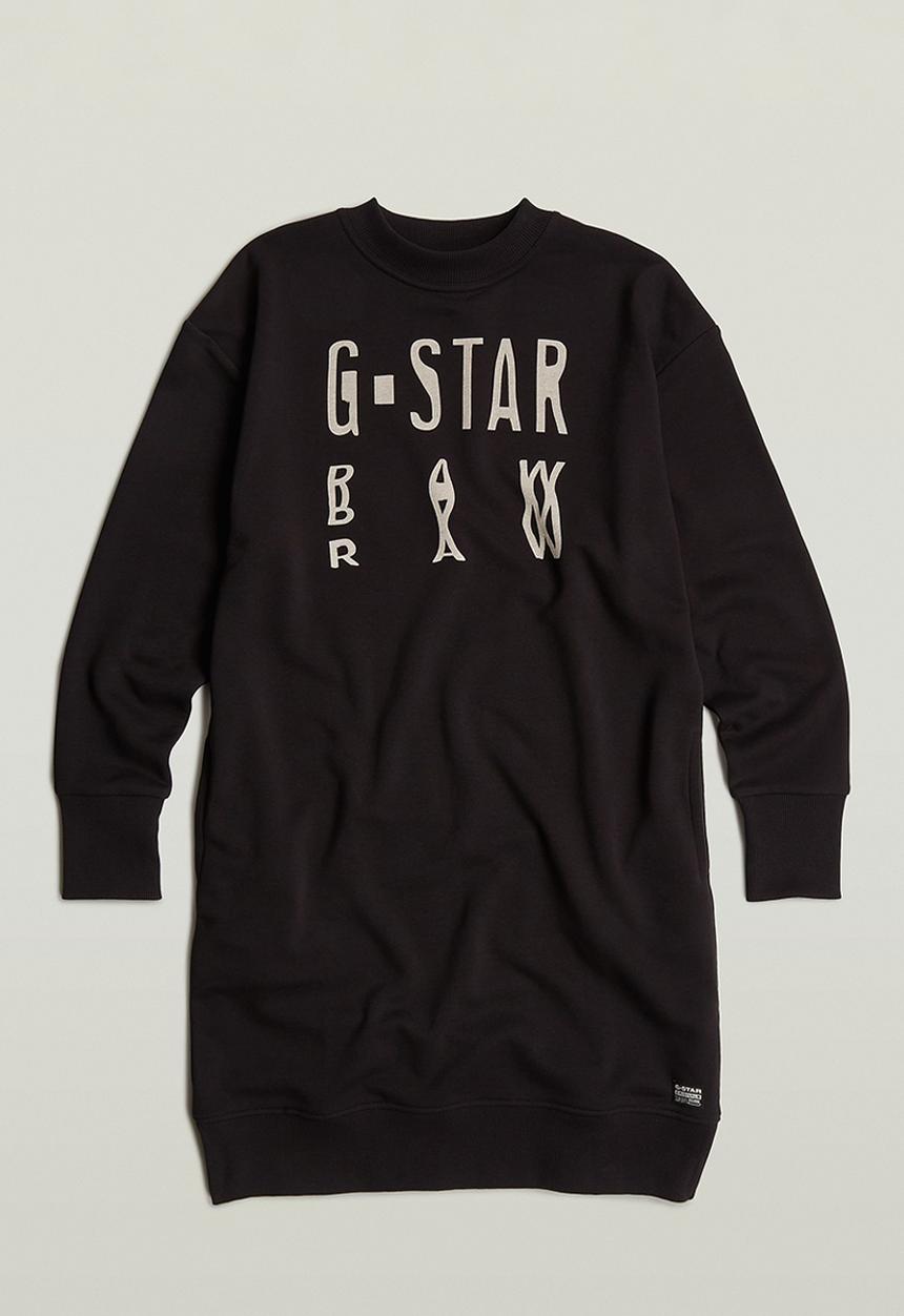 G-STAR - Chroma Gr Sw Dress L\S Wmn - Dk Black