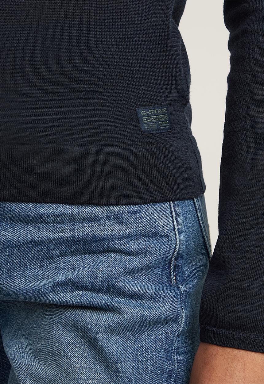 G-STAR - Core slim turtle knit wmn - Blue
