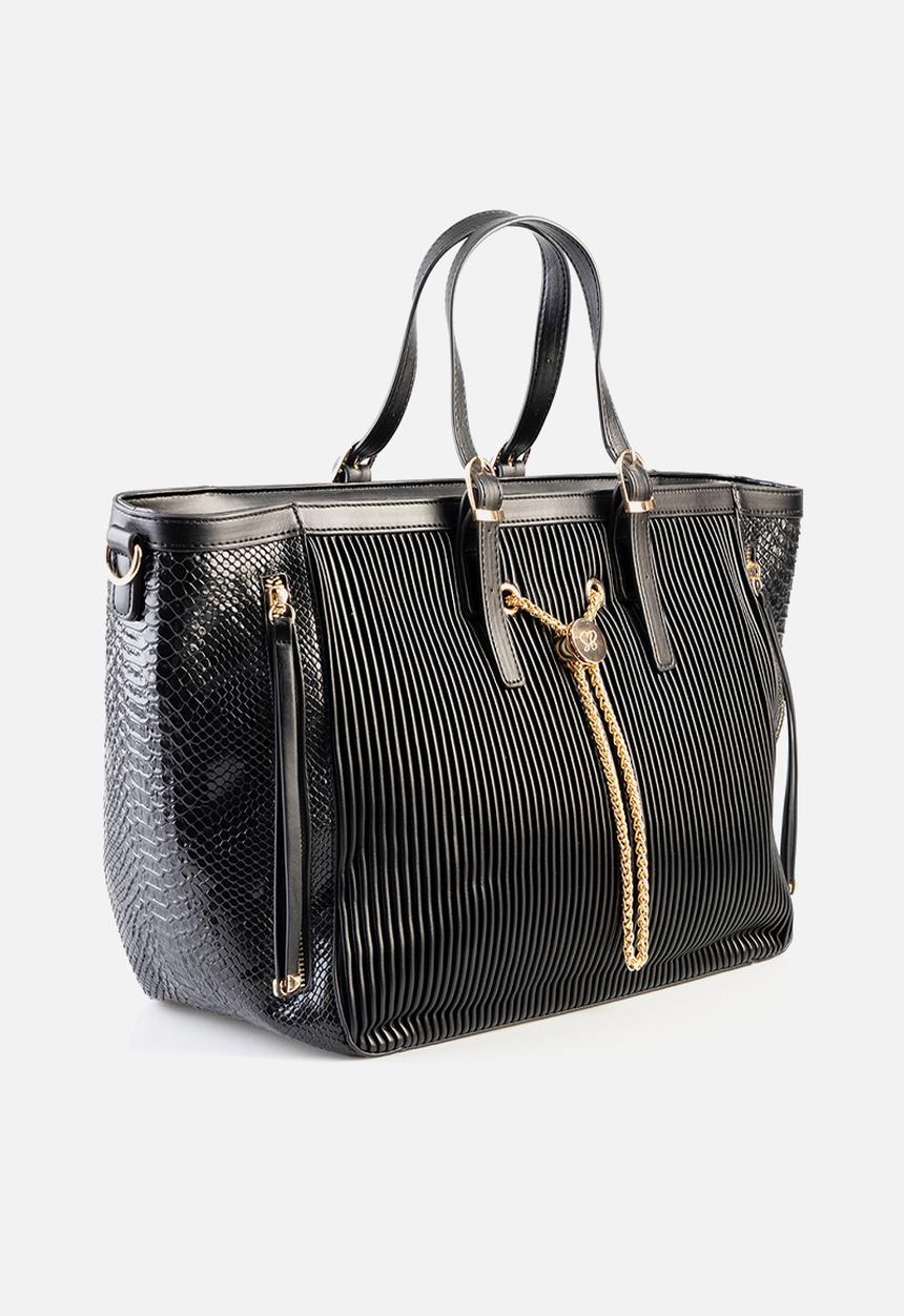 SISSY BOY - Flavour story top handle bag - black
