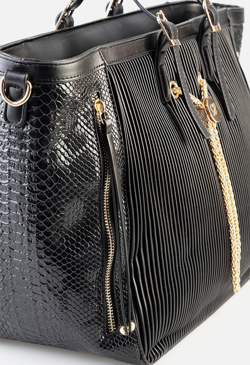SISSY BOY - Flavour story top handle bag - black