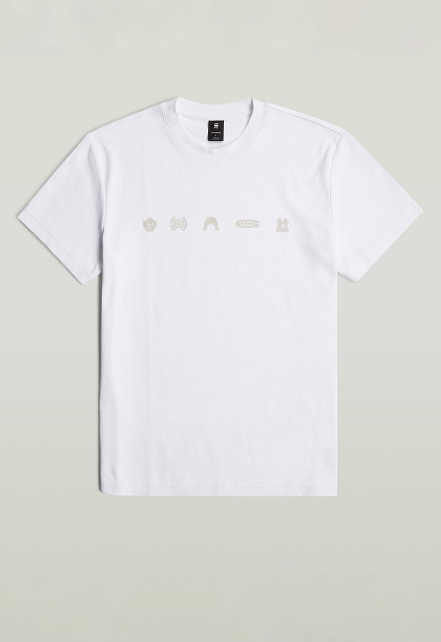 G-STAR - Small symbols r t - white