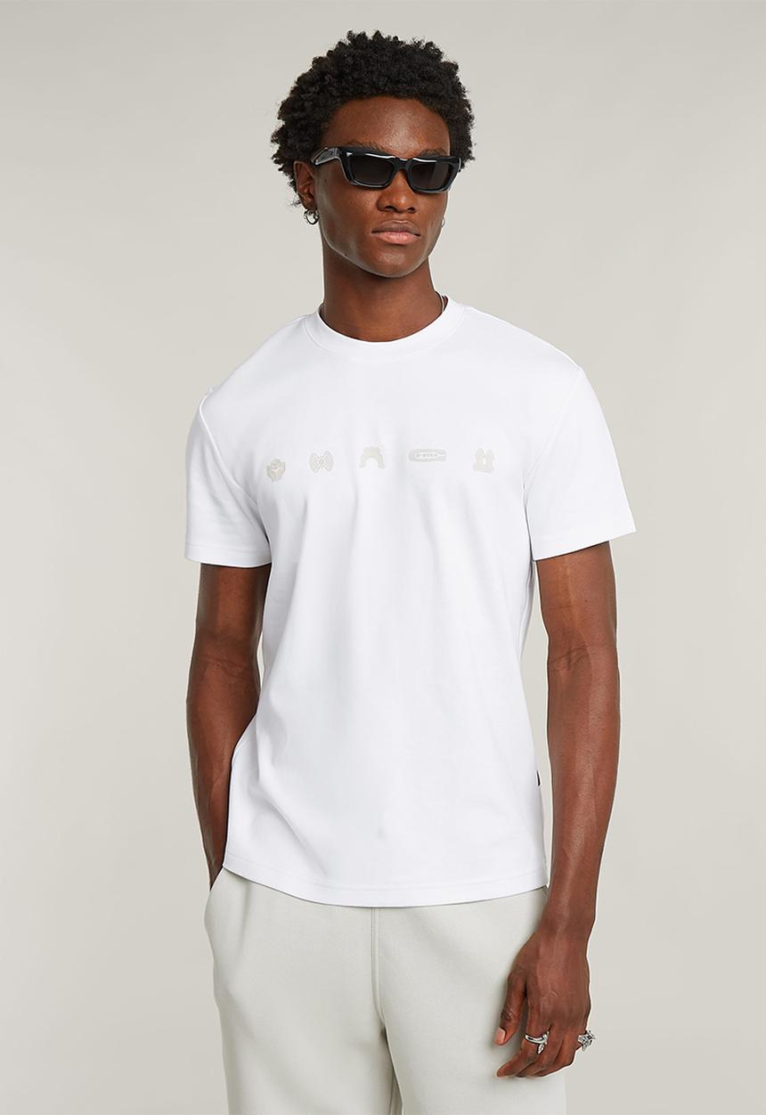 G-STAR - Small symbols r t - white