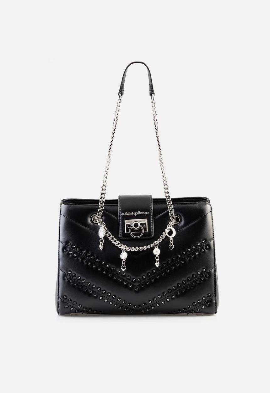 SISSY BOY - Charm shoulder bag - black