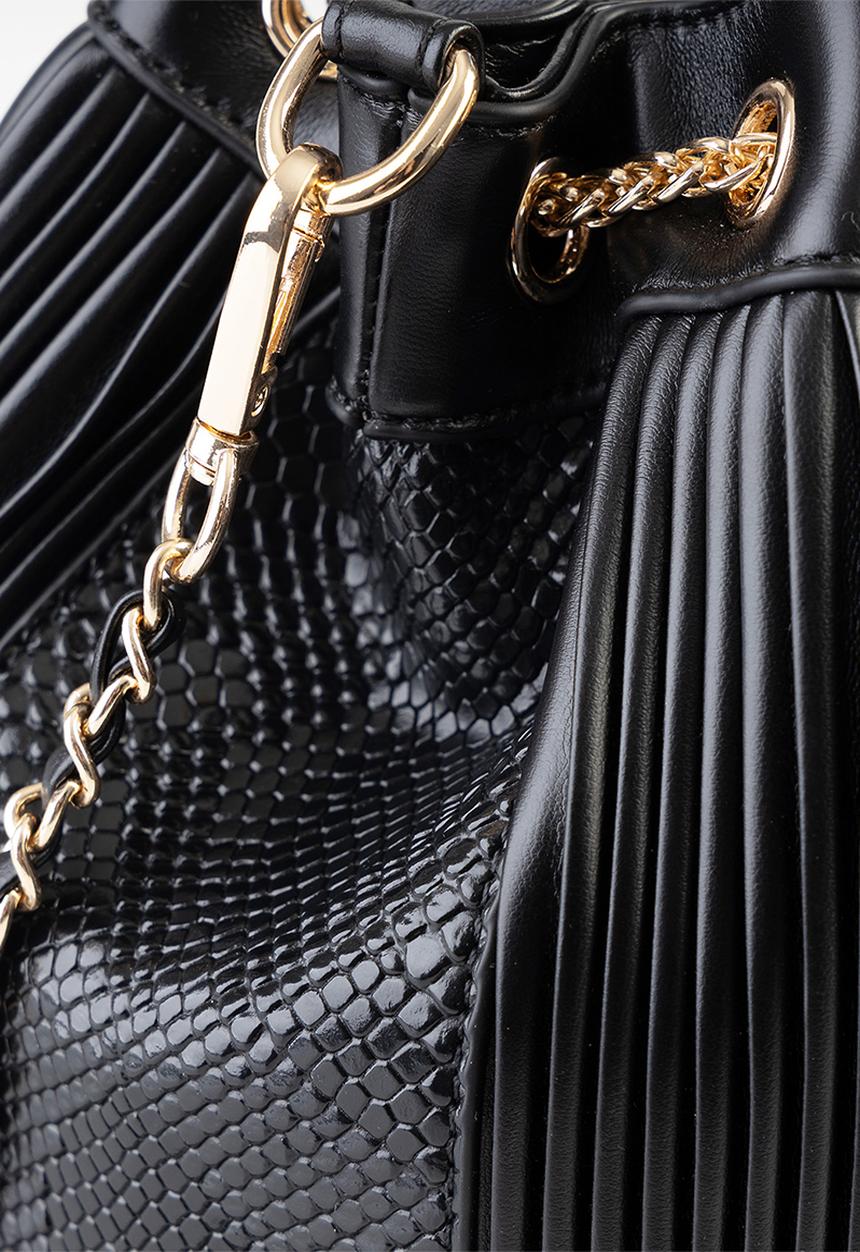 SISSY BOY - Flavour story bucket bag - black