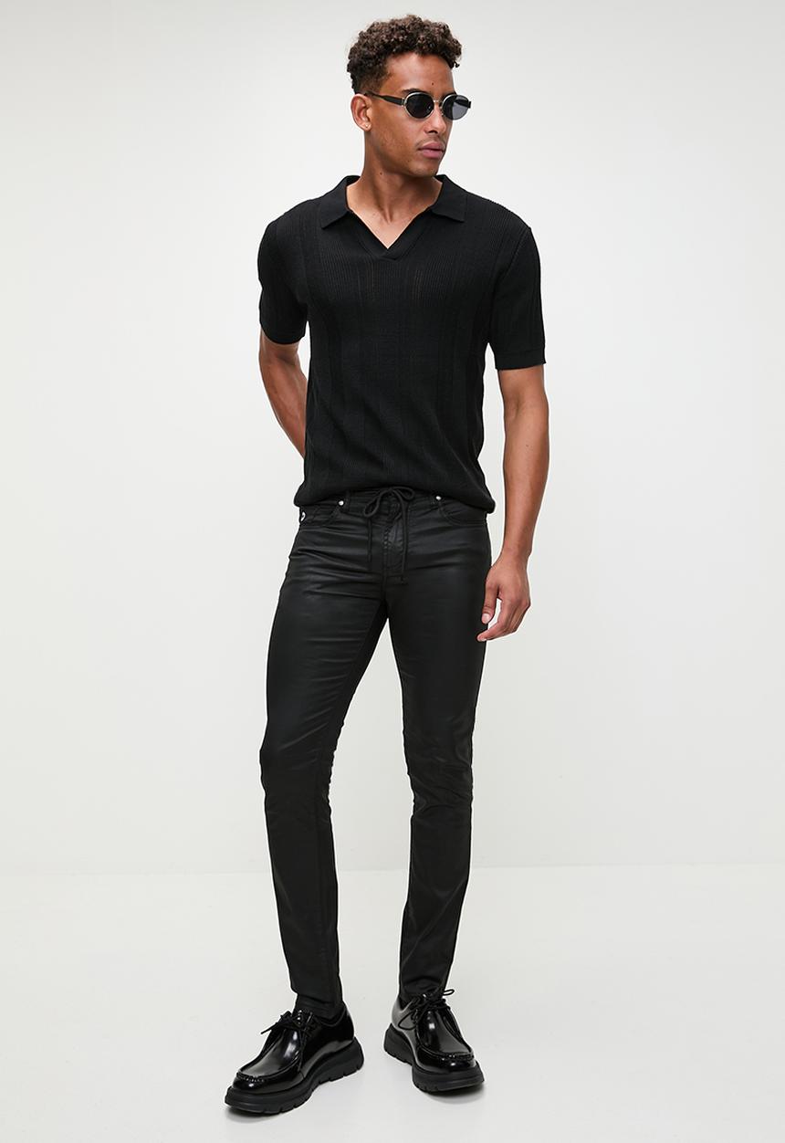 Ben Sherman - Jogger Slim Fit Coated Blend - Black