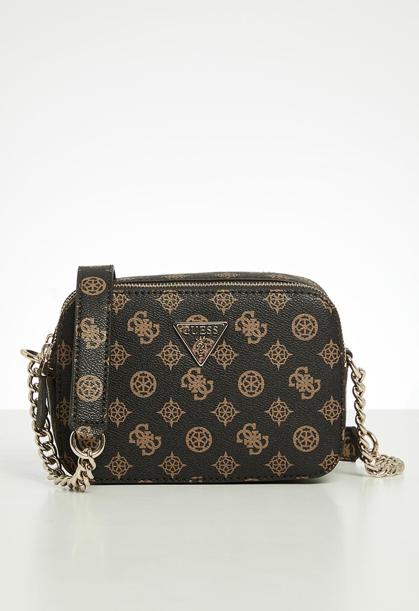 GUESS - Noelle camera crossbody bag - brown